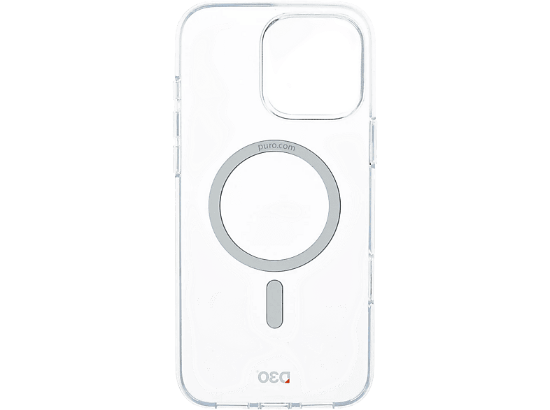 PURO Impact Clear D3O iPhone 16 Pro Max Darbe Emici Magsafe Telefon Kılıfı Şeffaf