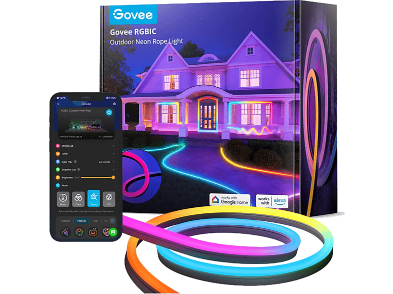 Taśma LED GOVEE H61A8 10 m Wi-Fi/Bluetooth
