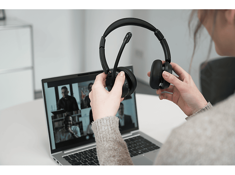 Thumbnail - ISY IHS-8300 , On-ear Headset Bluetooth Schwarz