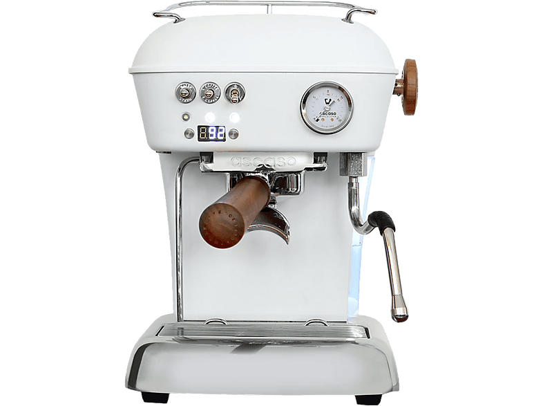 ASCASO DREAM FF PID Espressomaschine Weiss Matt