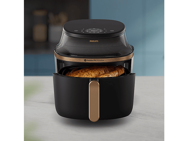 Philips NA342/00 Airfryer 3000 Series Heißluftfritteuse 7,2 l, 2000 Watt, Schwarz — Foto 2 von 5