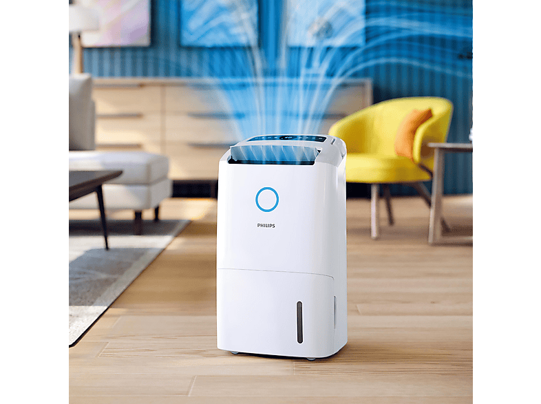 Philips DE5305/11 Series 5000 2-in-1-Luftentfeuchter und -reiniger Weiß (245 Watt, Entfeuchterleistung: 26,5 l/d, 137 m³) — Foto 4 von 5