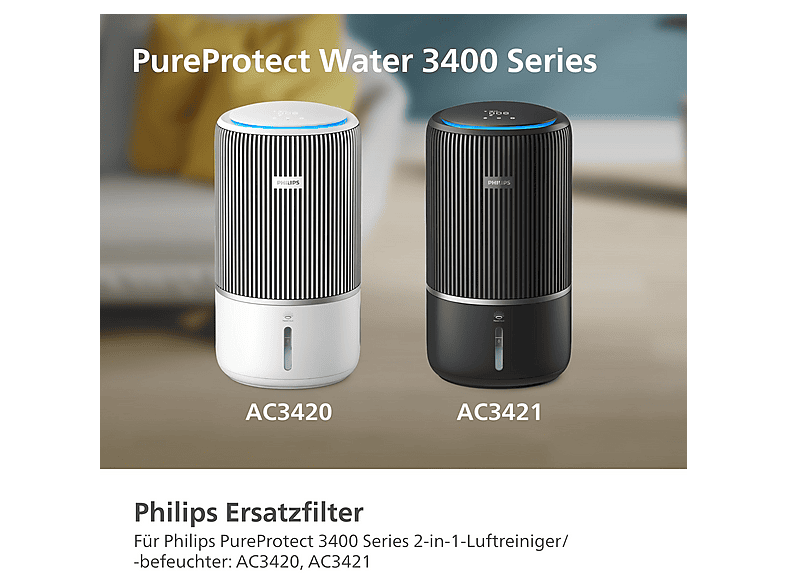 Philips FY3400/30 PureProtect Water 3400 Series HEPA NanoProtect Filter — Foto 2 von 5