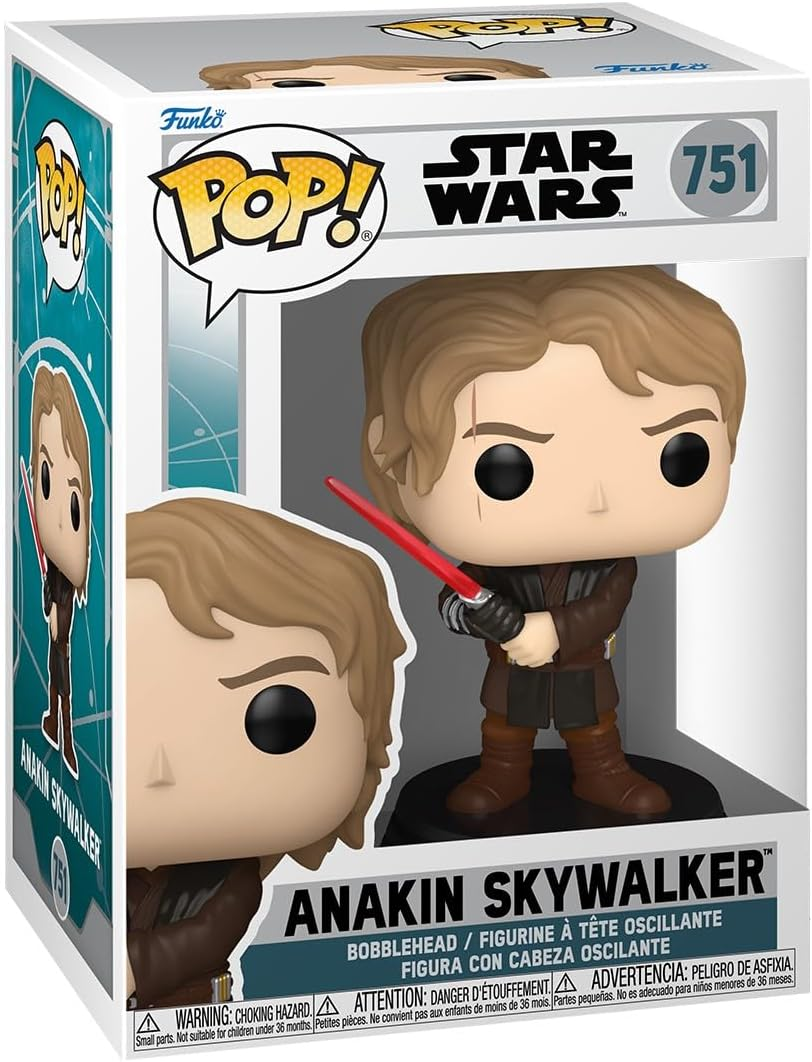Figura Funko Pop! - Star Wars. Ahsoka: Anakin Skywalker, Vinilo, 10 cm