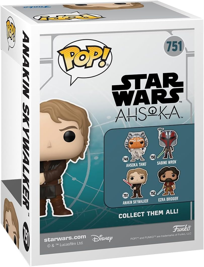 Figura Funko Pop! - Star Wars. Ahsoka: Anakin Skywalker, Vinilo, 10 cm