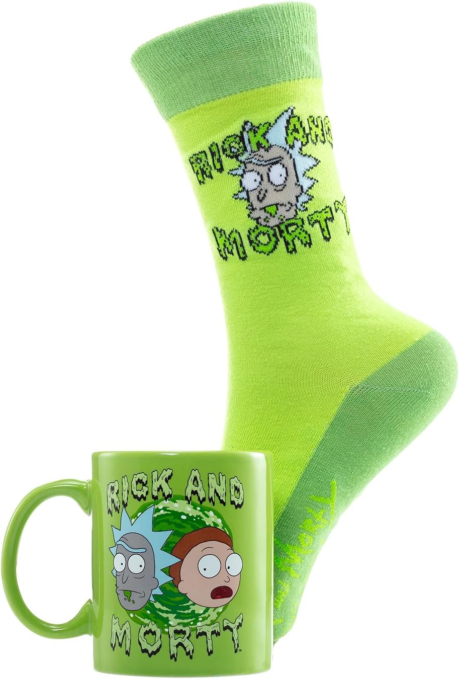 Juego de taza y calcetines de 'Harry Potter' en caja, con 'Plataforma 9 3/4'.