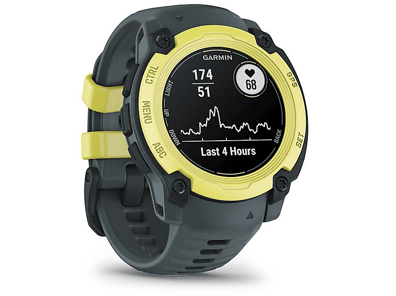 Smartwatch GARMIN Instinct E 40mm Limonkowy – zdjęcie 2