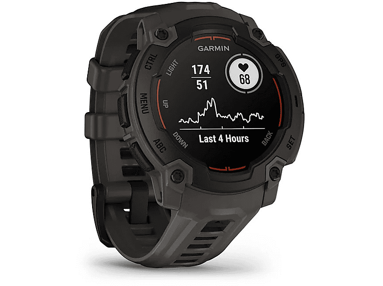 Smartwatch GARMIN Instinct E 45mm Czarny – zdjęcie 3