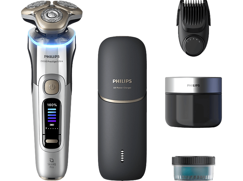 PHILIPS XP9404/46 Rasoio Wet&Dry i9000 Prestige Ultra Cromo (Lame