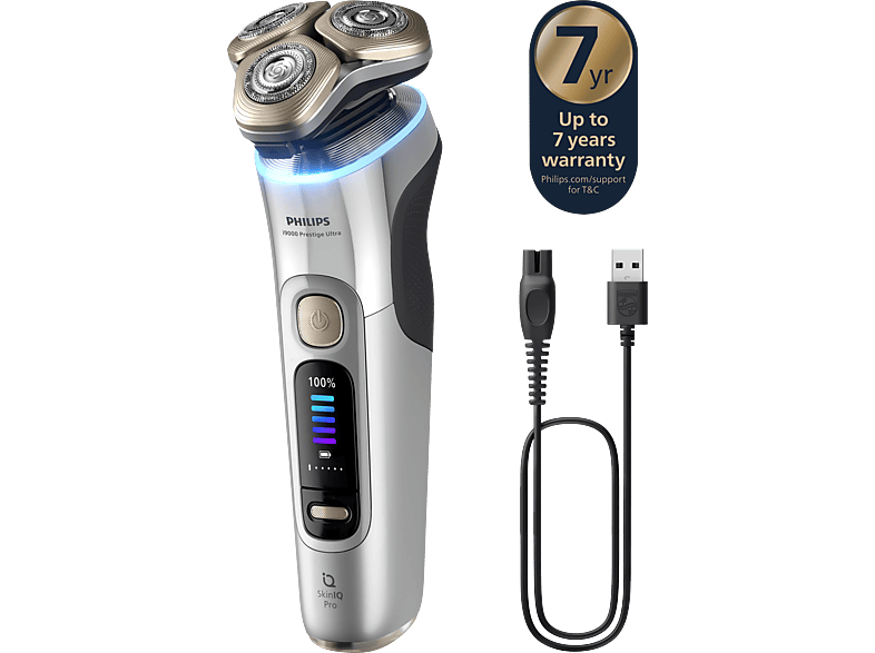 PHILIPS XP9404/46 Rasoio Wet&Dry i9000 Prestige Ultra Cromo (Lame
