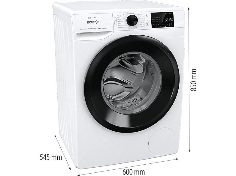 Gorenje WPN11EI86ADTS G400 Waschmaschine (8 kg, 1600 U/Min., A, Frontlader) — Foto 2 von 2