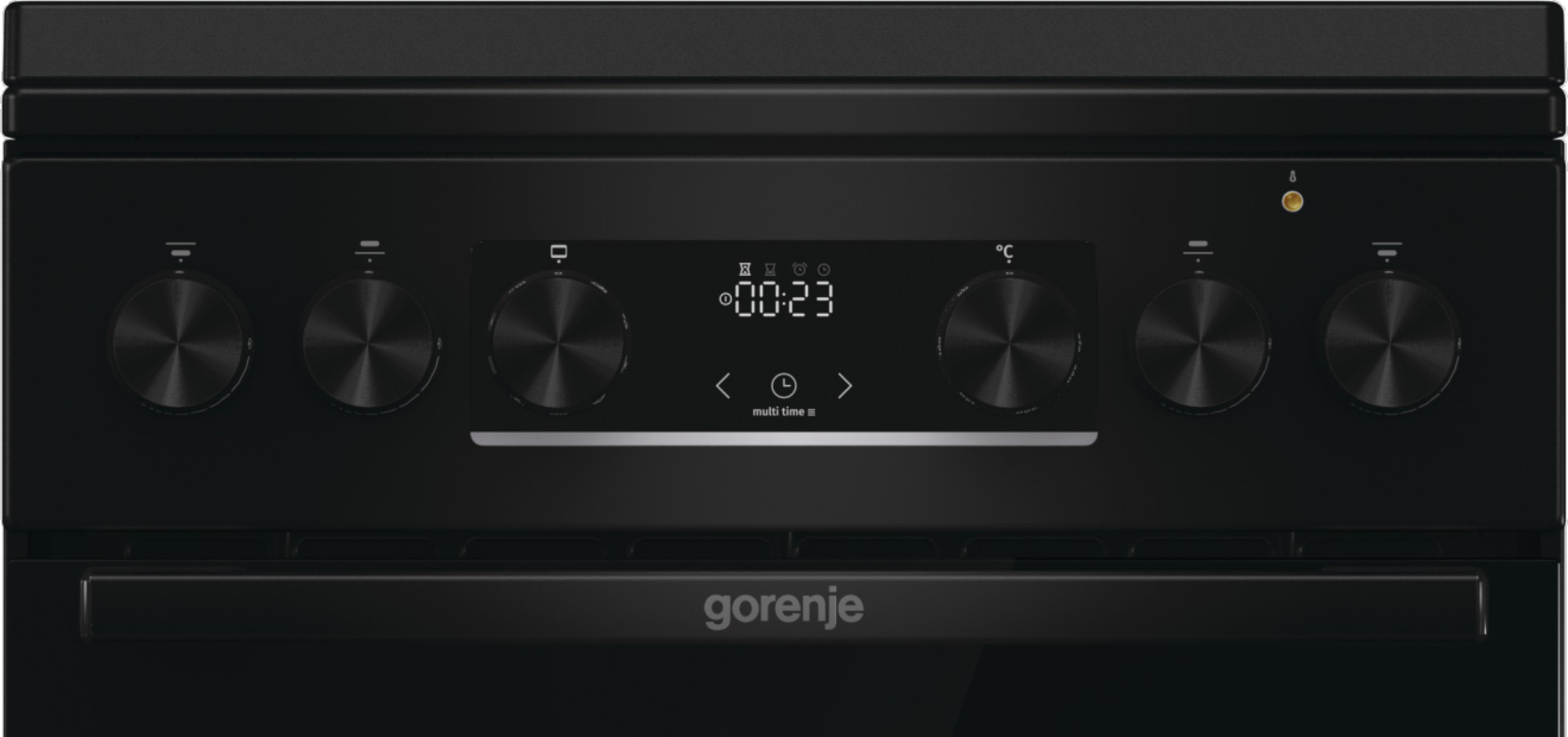 Ekran telewizora Samsung, wyświetlający niebiesko-biały abstrakcyjny obraz.