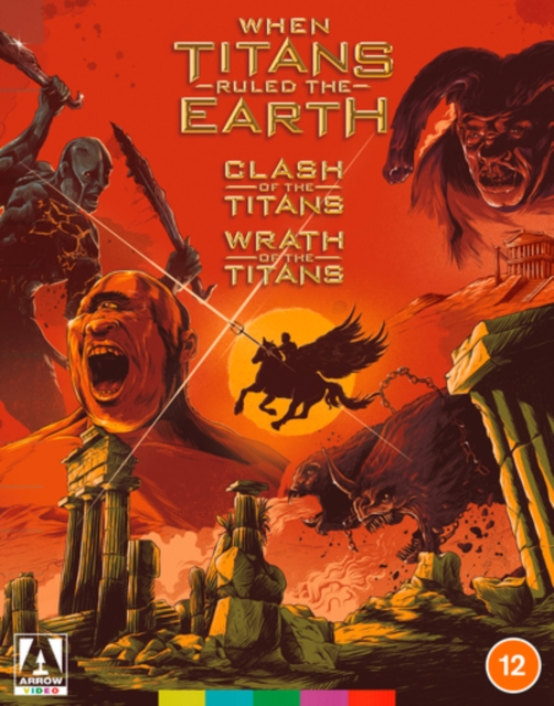 Couverture du film When Titans Ruled the Earth, Clash of the Titans et Wrath of the Titans.
