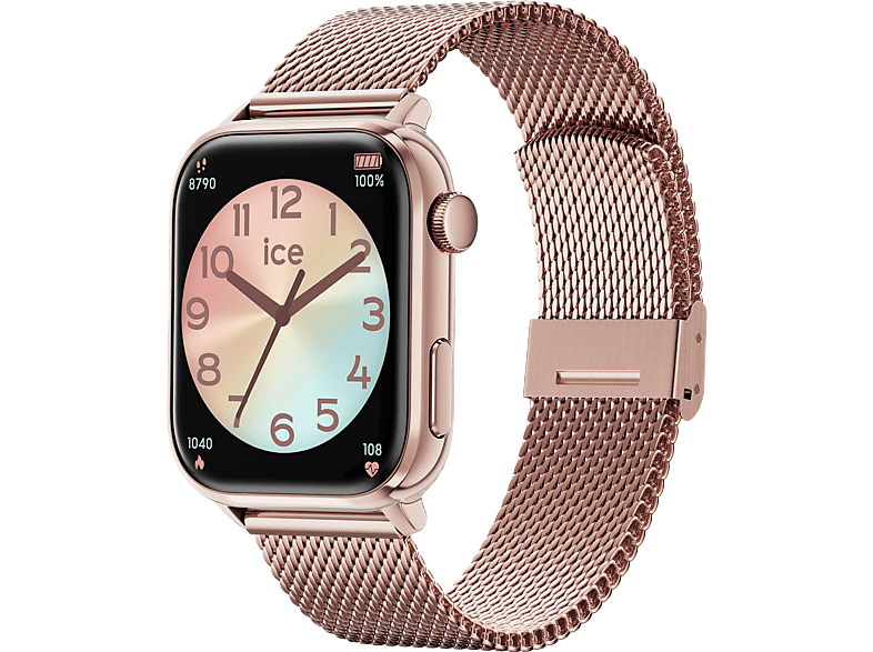 Ice-watch Smartwatch 2.0 Milanese Band 1.96'' Amoled Rose-gold