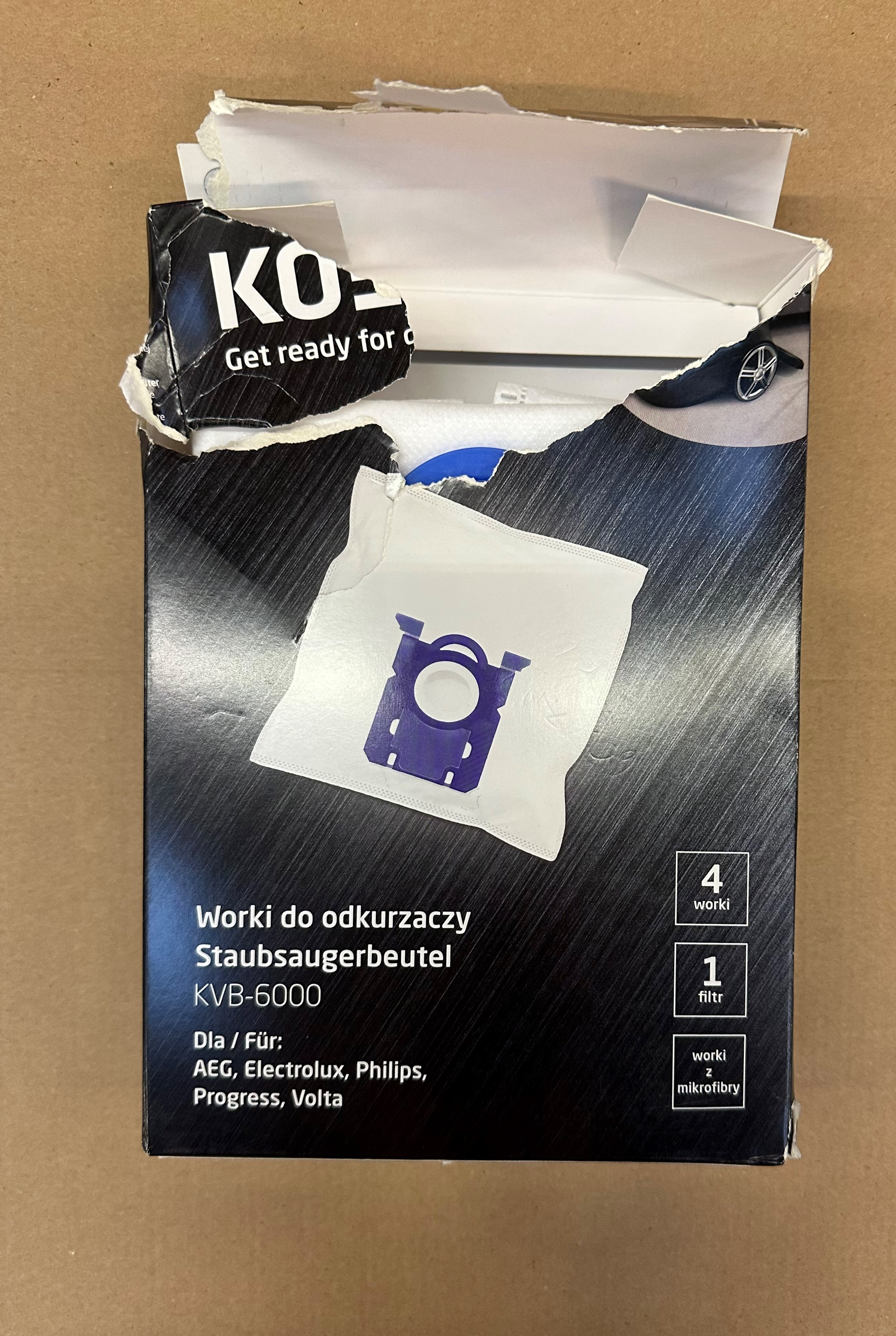 OUTLET - Uniwersalne worki do odkurzaczy KOENIC KVB-6000