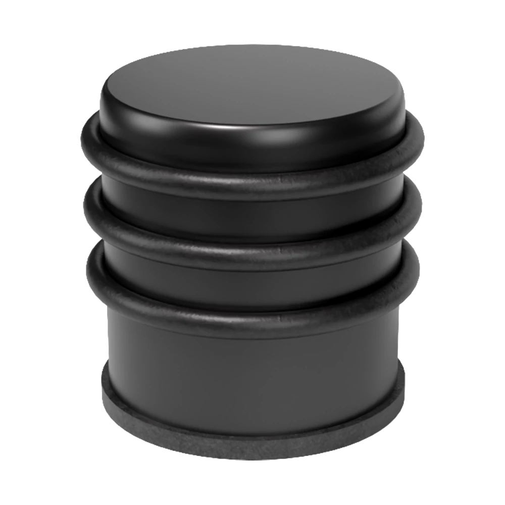 HOME WORK Ajtótámasz, matt fekete, magas