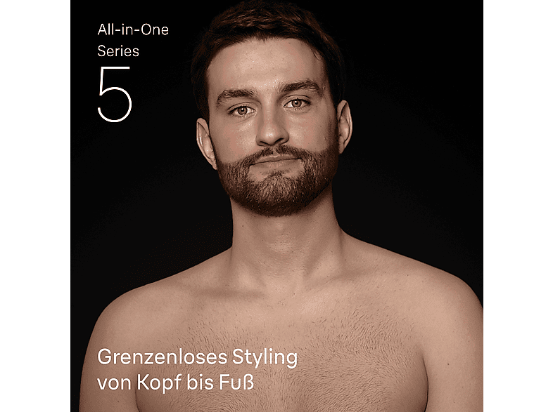 Braun AIO5560 Bodygroomer, Grau/Schwarz, Akkubetrieb — Foto 2 von 5