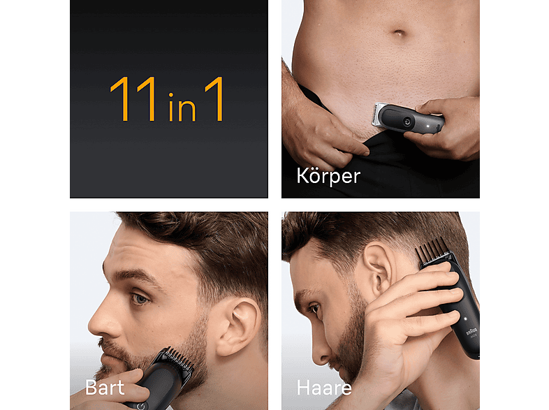 Braun AIO5560 Bodygroomer, Grau/Schwarz, Akkubetrieb — Foto 3 von 5