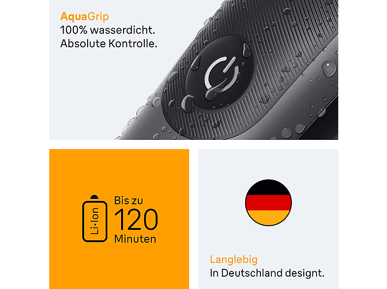 Braun AIO5560 Bodygroomer, Grau/Schwarz, Akkubetrieb — Foto 5 von 5