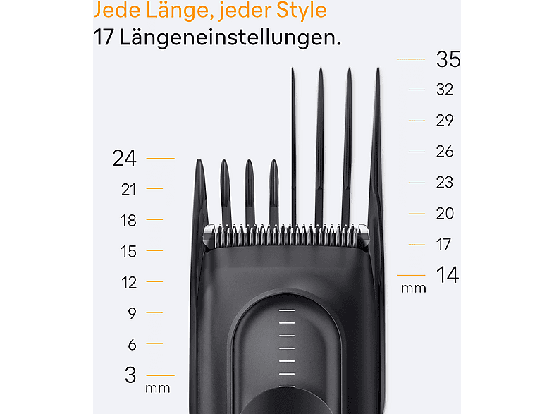 Braun HC5530 Haarschneider Set Series 5, 3-tlg., Schwarz — Foto 4 von 5