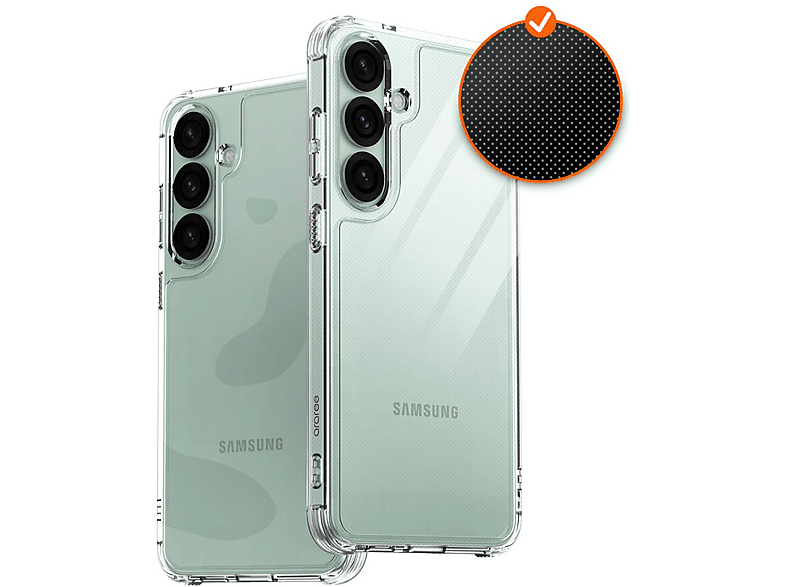 Etui - plecki ARAREE Flexield do Samsunga Galaxy S25 Przezroczysty – zdjęcie 3