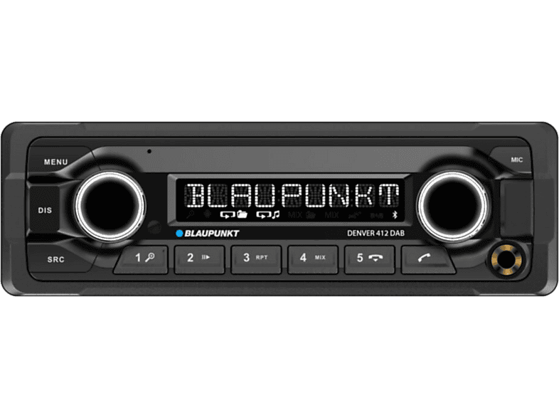 BLAUPUNKT Denver 412 DAB Autoradio für Nutzfahrzeuge 1 DIN, 50 W