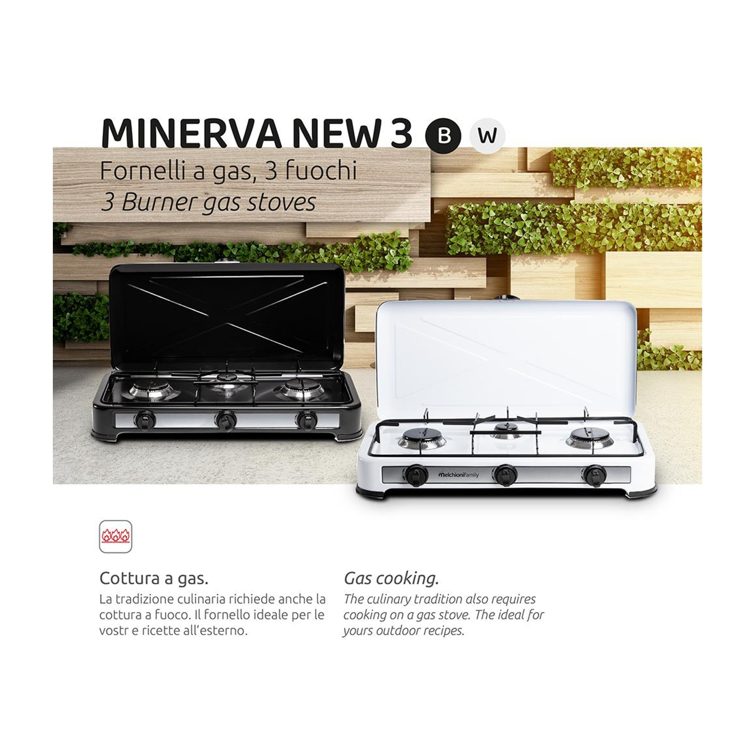 Fornello Da Campeggio Melchioni Family A 3 Fuochi - Portatile, 5.66 KW, Regolazione Fiamma, Ideale Per Esterno - Foto 4