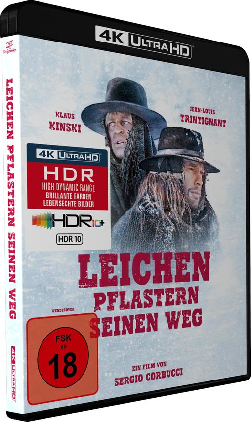 4K Ultra HD Box des Films 'Leichen Pflastern Seinen Weg'.