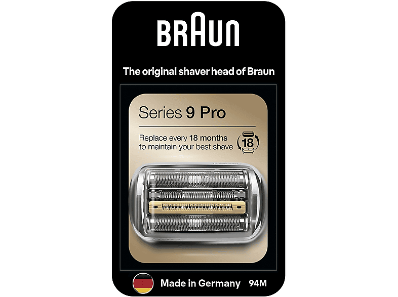 Testina di ricambio per rasoio elettrico uomo Braun Series 9 94M