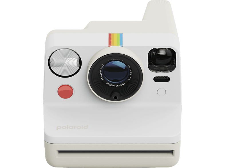 Polaroid Now Gen.3 Sofortbildkamera, Pebble White