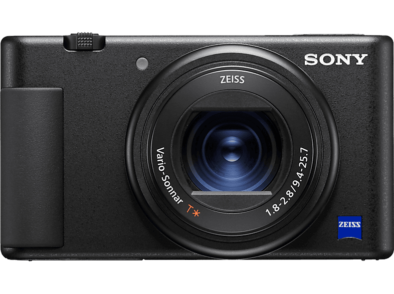 Sony VLOG ZV-1A, Video 4K HDR, CMOS Exmor RS, Zoom 2.7x, Zeiss, Bionz X, Bluetooth, Micrófono, Negro