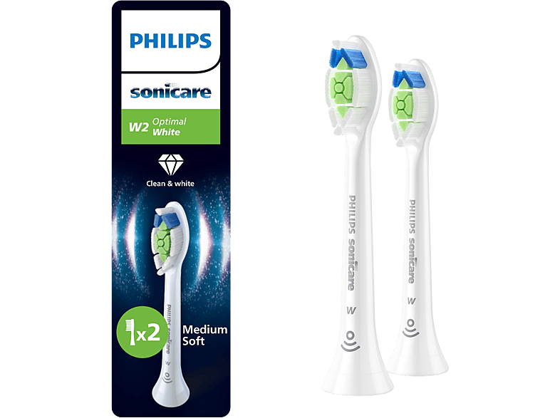 Philips Sonicare W2 Optimal White Toothbrush Heads (2 Pack)