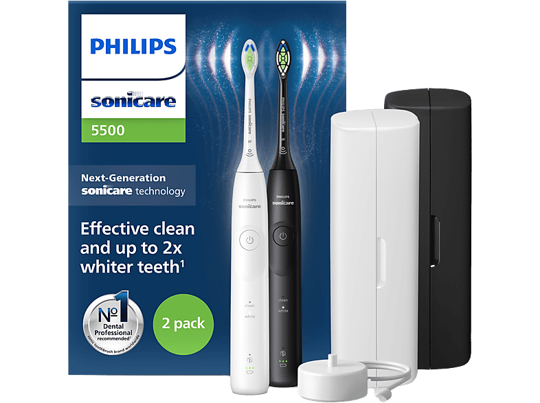 Philips Sonicare 5500 Series Brosse à dents électrique duo