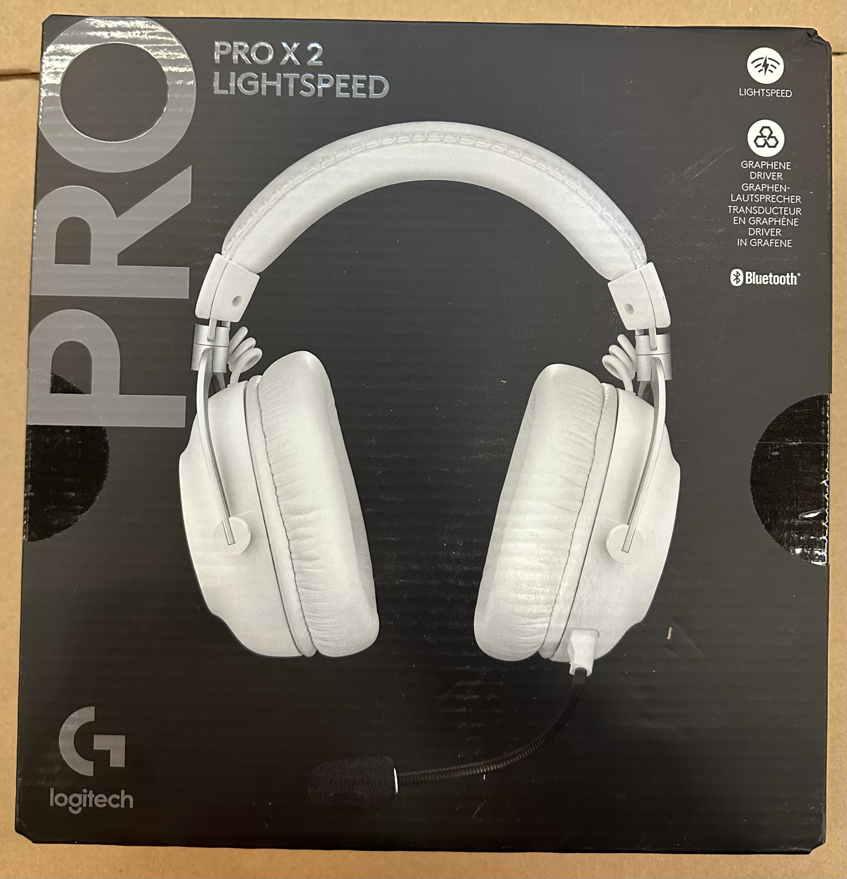 OUTLET Słuchawki LOGITECH G Pro X2 Lightspeed Biały Biało-srebrny