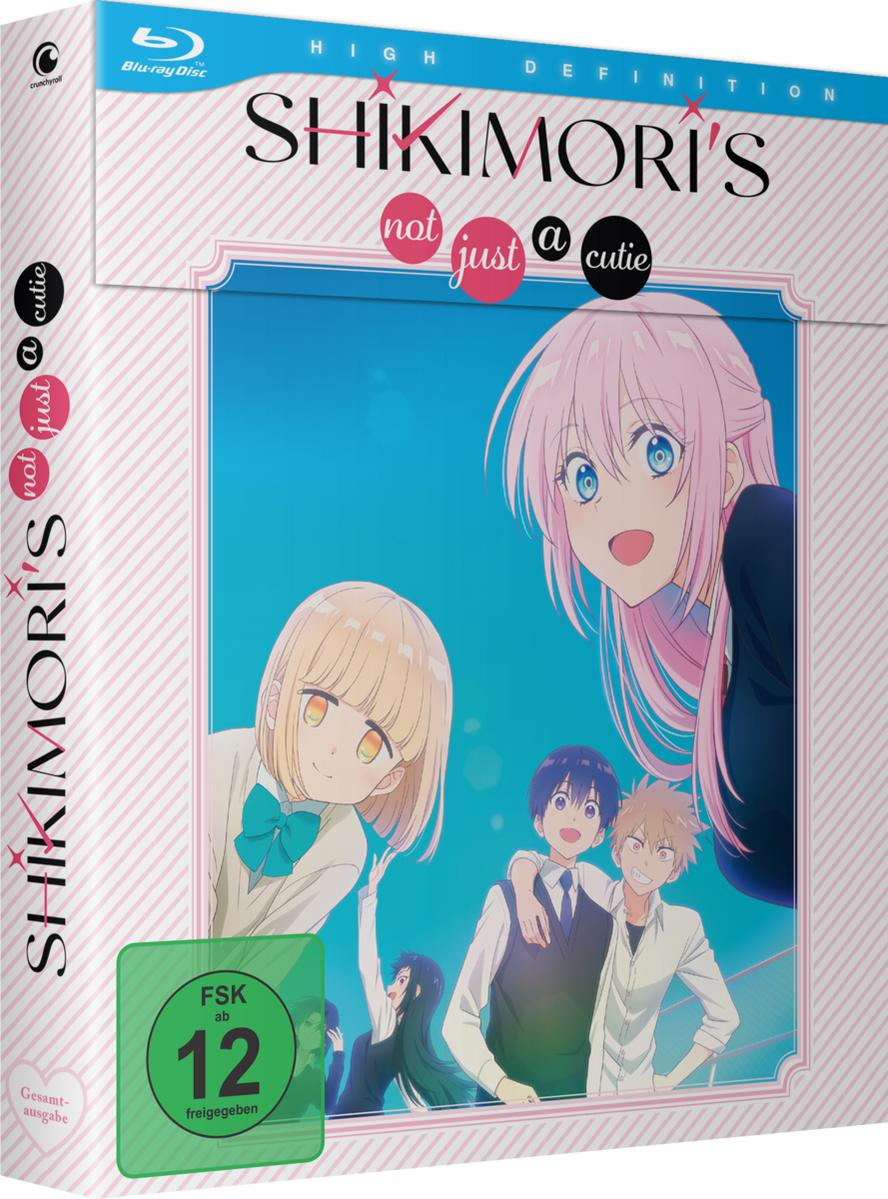Eine Blu-ray-Box mit einem rosa Cover mit Anime-Charakteren.
