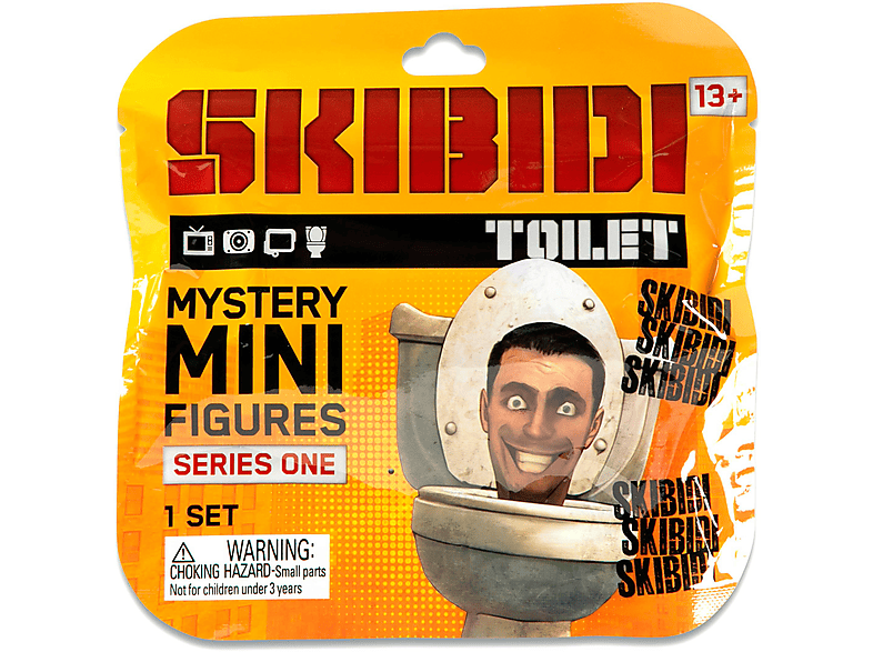 BONKERS Skibidi Toilet - Minifigur Serie 1 ca. 6 cm Spielset