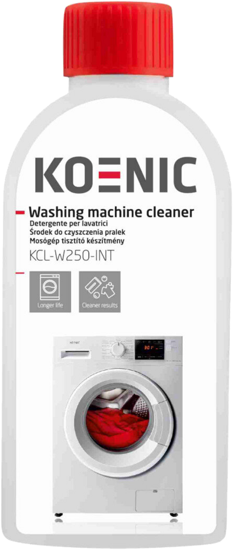 KOENIC KCLW250INT Tisztító folyadék mosógépekhez, 250 ml