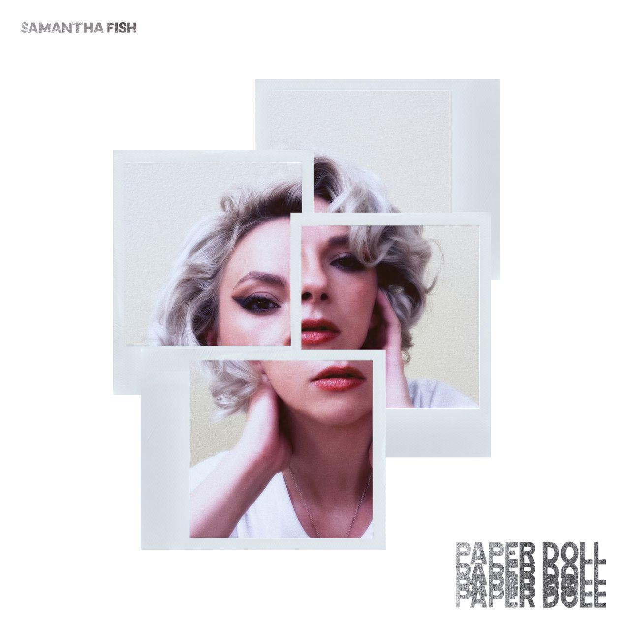 Künstlerische Collage eines Frauengesichts. Das Bild besteht aus mehreren quadratischen Fotos.