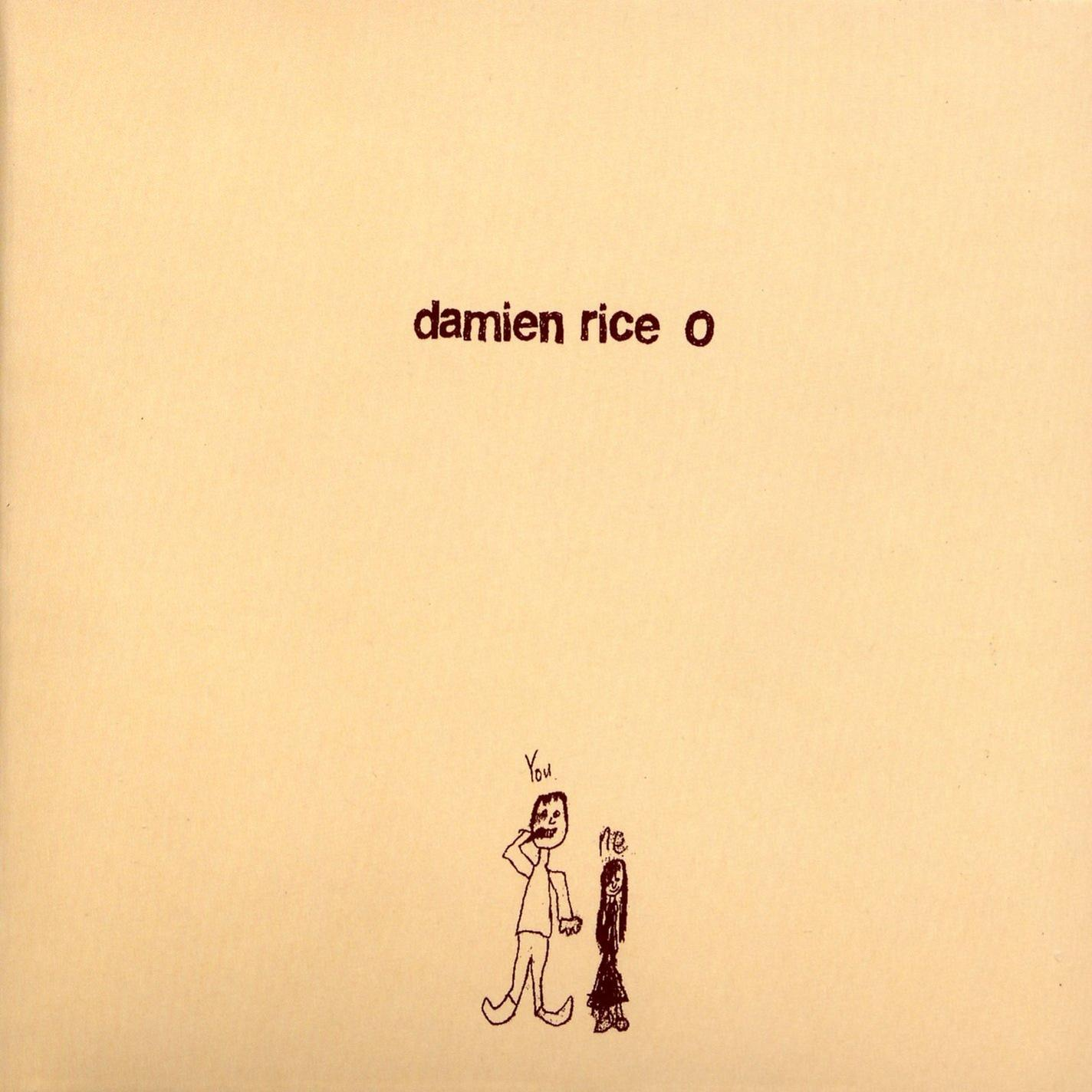 A Damien Rice 'O' című albumának borítója, amelyen egy pálcikafigura páros rajza látható.
