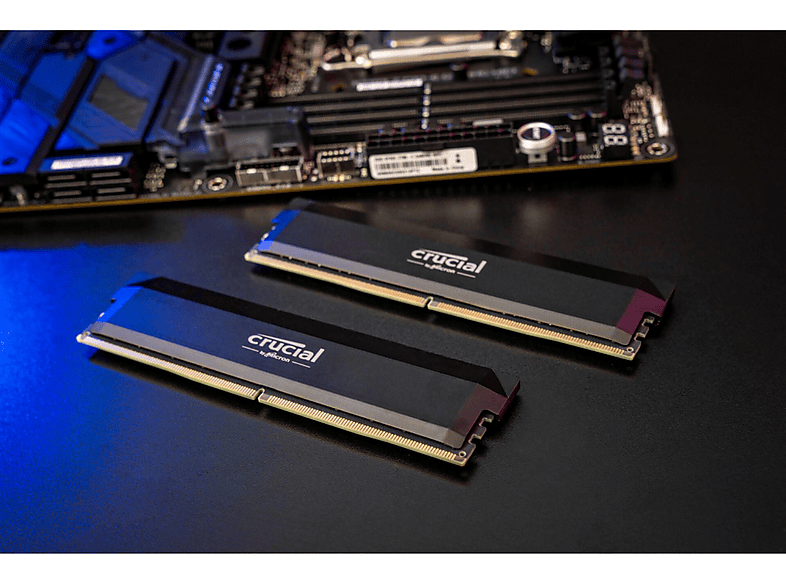 Thumbnail - CRUCIAL Pro DDR5-6000 Kit 2x32GB UDIMM CL40 Overclocking Arbeitsspeicher 64 GB DDR5