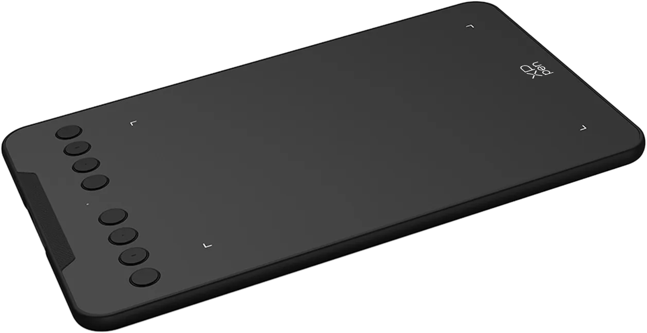 XP-PEN Deco Mini 7 digitalizáló tábla, 7" x 4,37", 5080 LPI, USB, fekete (DECO MINI 7)