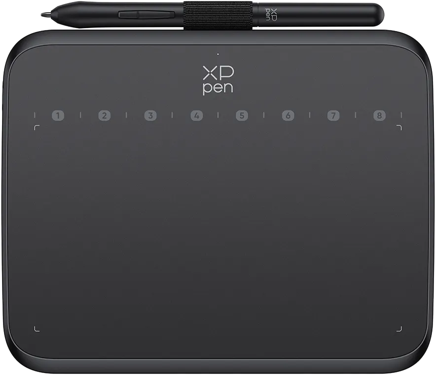 XP-PEN Deco 640 digitalizáló tábla, 16x9 cm, USB, 5080LPI, fekete (IT640)
