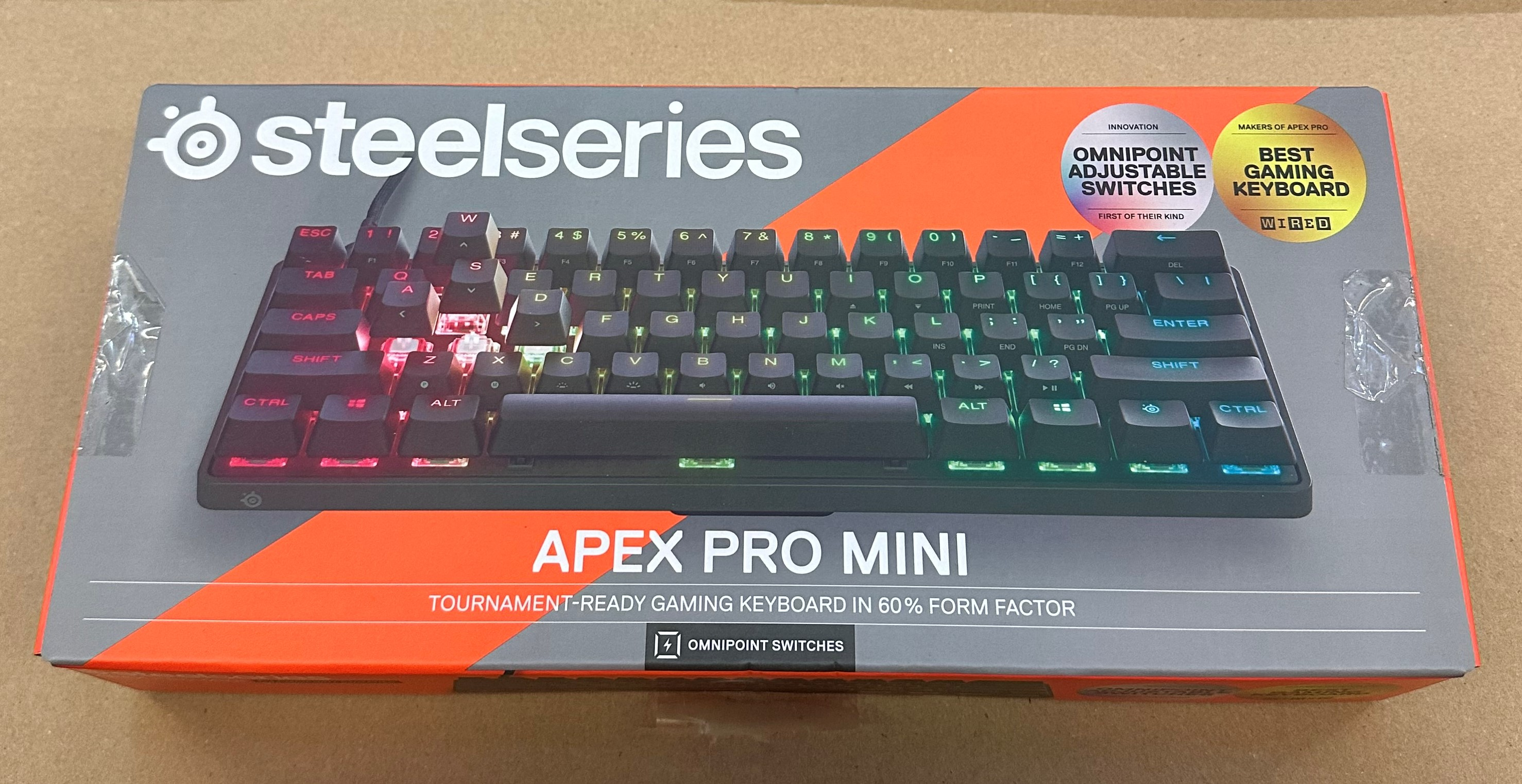 OUTLET Klawiatura przewodowa STEELSERIES Apex Pro Mini Czarny