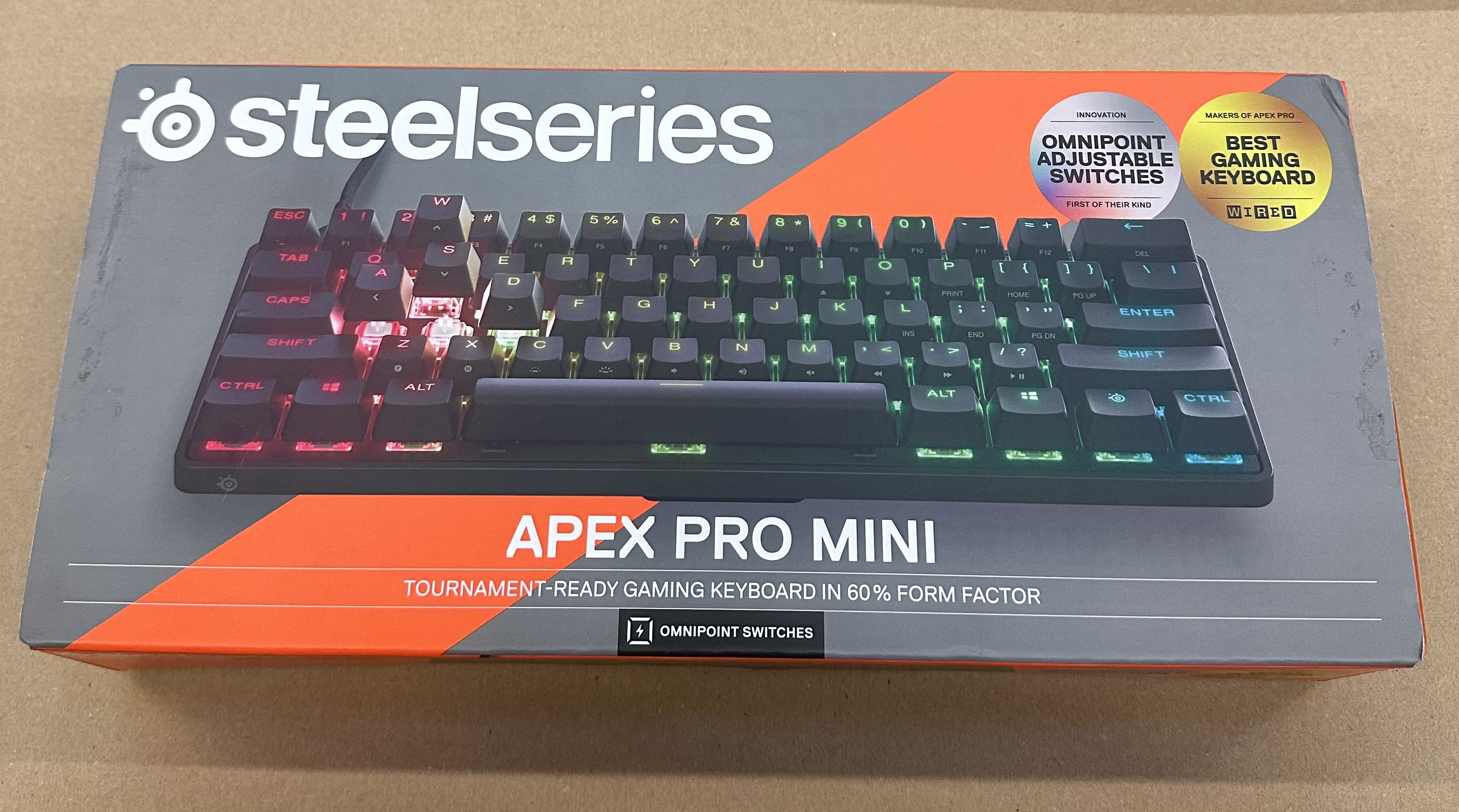 OUTLET Klawiatura przewodowa STEELSERIES Apex Pro Mini Czarny