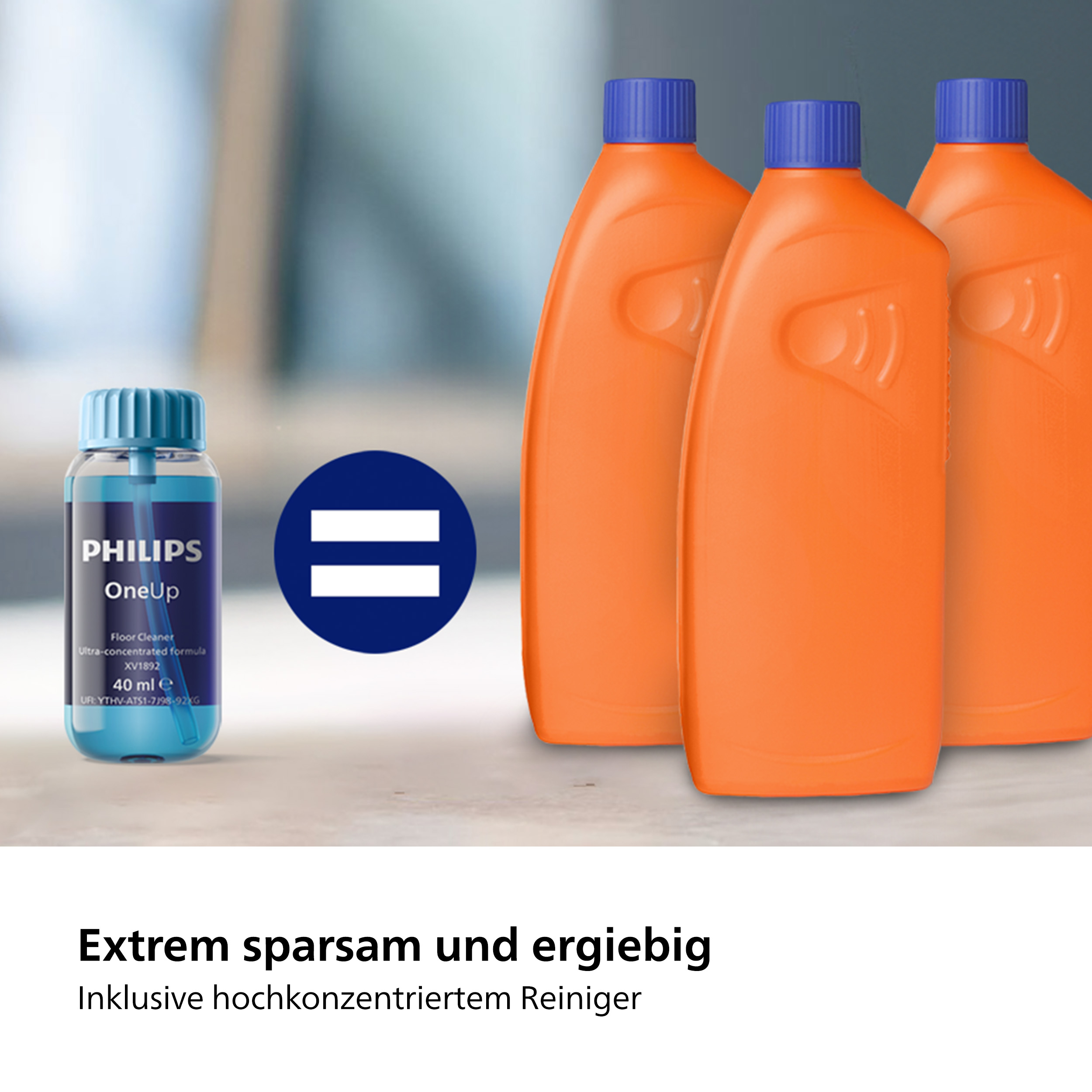 Fitnessgeräte auf weißem Hintergrund, mit einer Box, die ihre Größe zeigt.