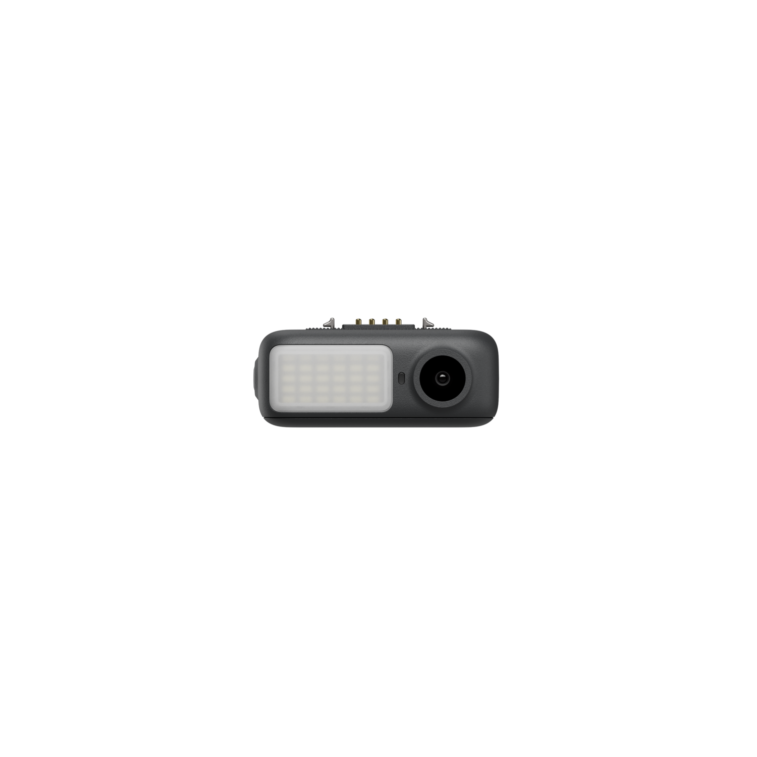 A white laptop is open, with the back facing towards the camera.