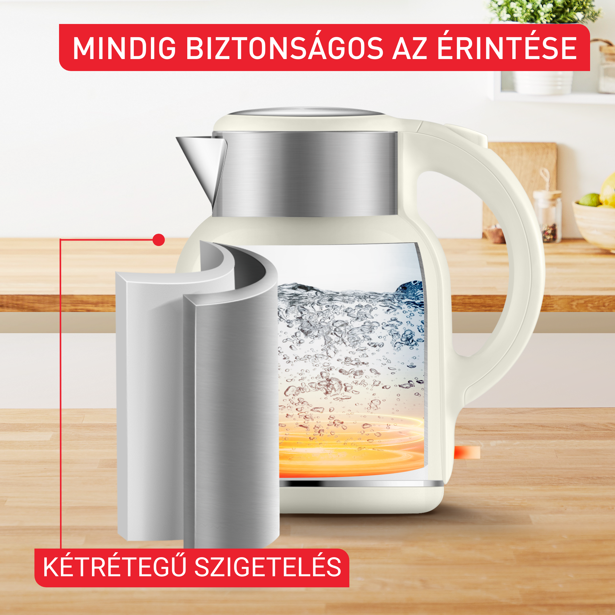 Egy doboz egy légfritőzzel az oldalán, szöveggel.
