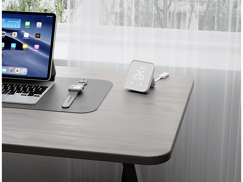 SWITCHBOT SwitchBot Hub 2 – IR-Sendesystem Thermo-Hygrometer Smart Home Hub, Weiß