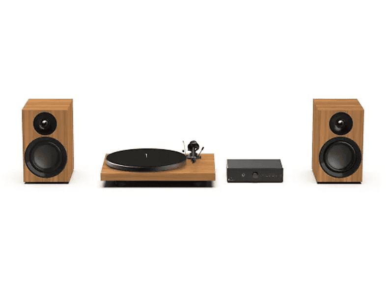 Pro-Ject Colourful Audio System E, Walnuss; HiFi Set