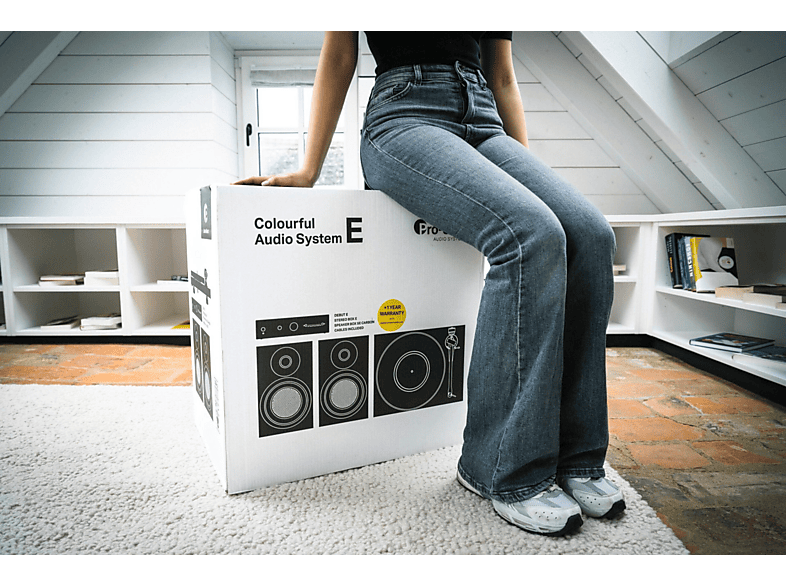 Pro-Ject Colourful Audio System E, Walnuss; HiFi Set — Foto 3 von 4